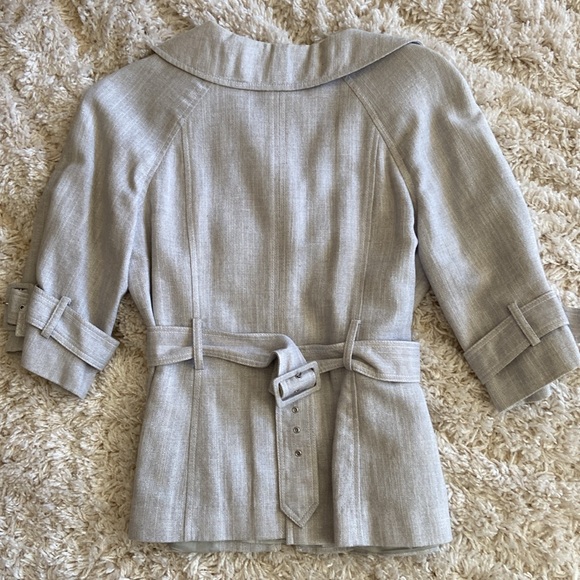 Ann Taylor Loft , size 8 jacket, silver with little spark and big buttons. - Picture 5 of 7